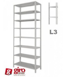 ESTANTE DE AÇO 8 PRATELEIRAS EDR-300/22 Girocenter 