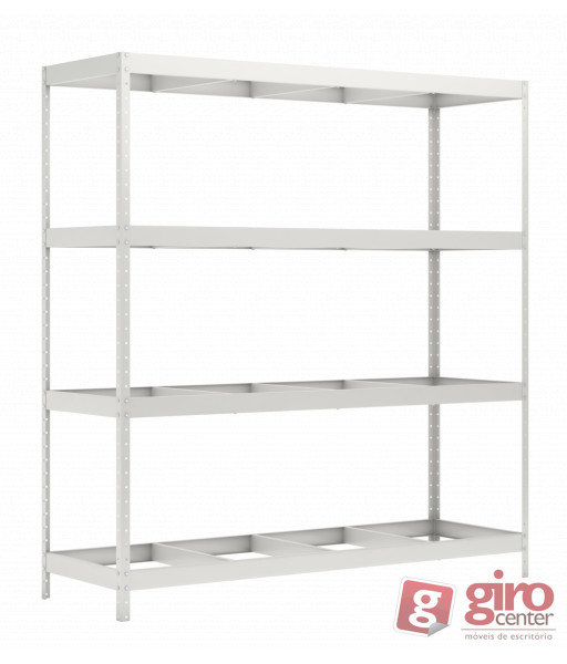 ESTANTE PPM VAZADA COM 4 PLANOS – 2000X1800X600- CHAPAS 14 / ESTOCAGEM