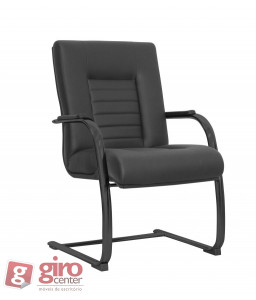 Poltrona New Onix Class Fixa Preta Frisokar