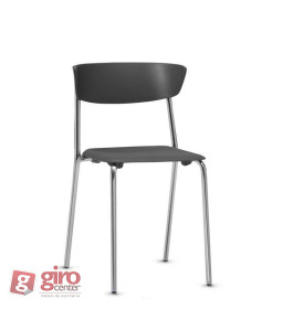 Cadeira Bit Para Refeitório Cromada Cadeira Bit Para Refeitório Cromada