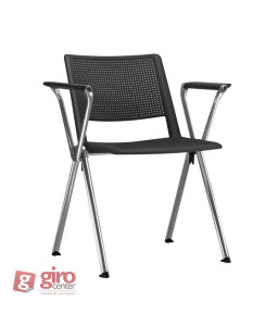 Cadeira UP Cromada Com Braço