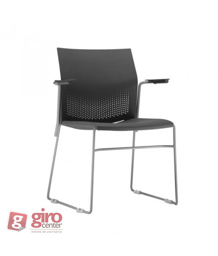 Cadeira Connect Cinza C/ Braço