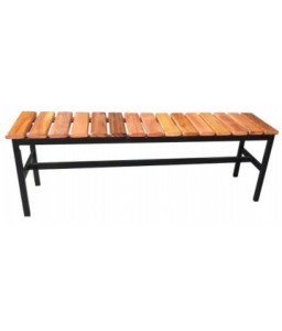 Banco Ripado Aberto para Vestiário Econômico 1,50 x 0,30 m Banco Ripado Aberto para Vestiário Econômico 1,50 x 0,30 m