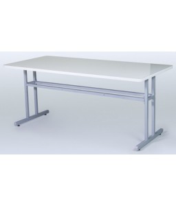 Mesa de Refeitório Industrial 4 Lugares Reforçada 2 Colunas 1,20 x 0,80 m Mesa de Refeitório Industrial 4 Lugares Reforçada 2 Colunas 1,20 x 0,80 m