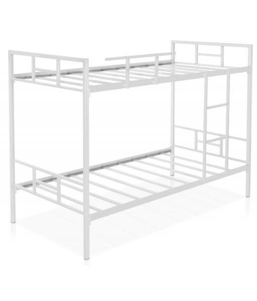 Super Oferta em Beliches de Aço Militar GIRO 7 na cor Branco para Hostel e Hotel