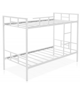 Super Oferta em Beliches de Aço Militar GIRO 7 na cor Branco para Hostel e Hotel