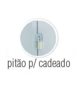 Comprar c/ Oferta - Roupeiro de Aço c/ 9 Portas c/ Pitão p/ Cadeado Chapa 26