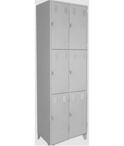 Comprar c/ Oferta - Roupeiro de Aço c/ 6 Portas Médias c/ Pitão Chapa 26