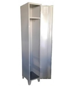 Comprar c/ Oferta - Roupeiro de Aço c/ 4 Portas Inteiriço c/ Pitão Chapa 26