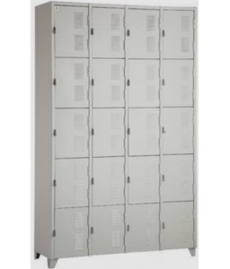 Comprar c/ Oferta - Roupeiro de Aço c/ 20 Portas c/ Pitão p/ Cadeado Chapa 26