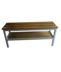 BANCO PARA VESTIÁRIO 3 RIPAS COM SAPATEIRA L-200 BANCO PARA VESTIÁRIO 3 RIPAS COM SAPATEIRA L-200