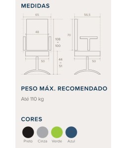 Cadeira Diretor BLM 190 D - Blume Office