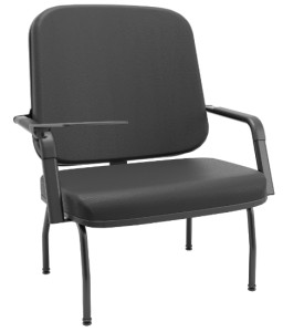 Cadeira de Escritório Obeso Operativa Plus Size com Prancheta 250Kg | Girocenter