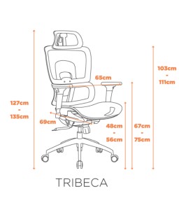 Cadeira Tribeca Certificada NR-17 | Assento Slide - Fratini